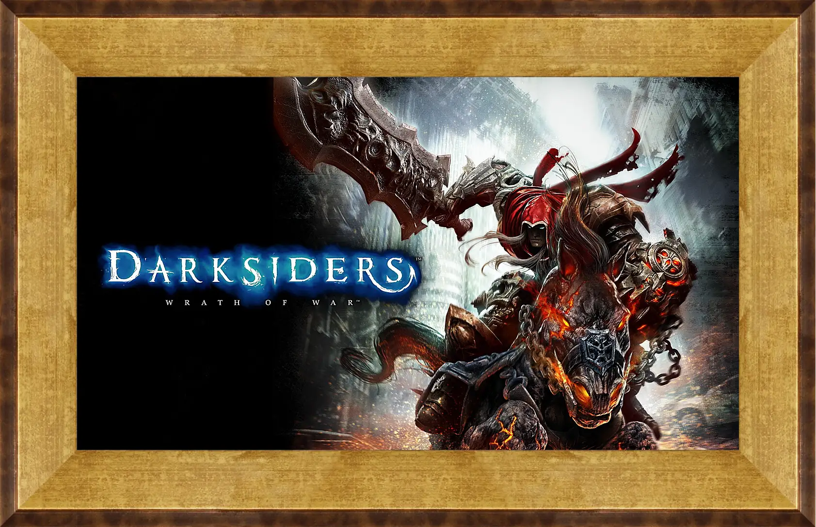 Картина в раме - darksiders wrath of war, war, horse
