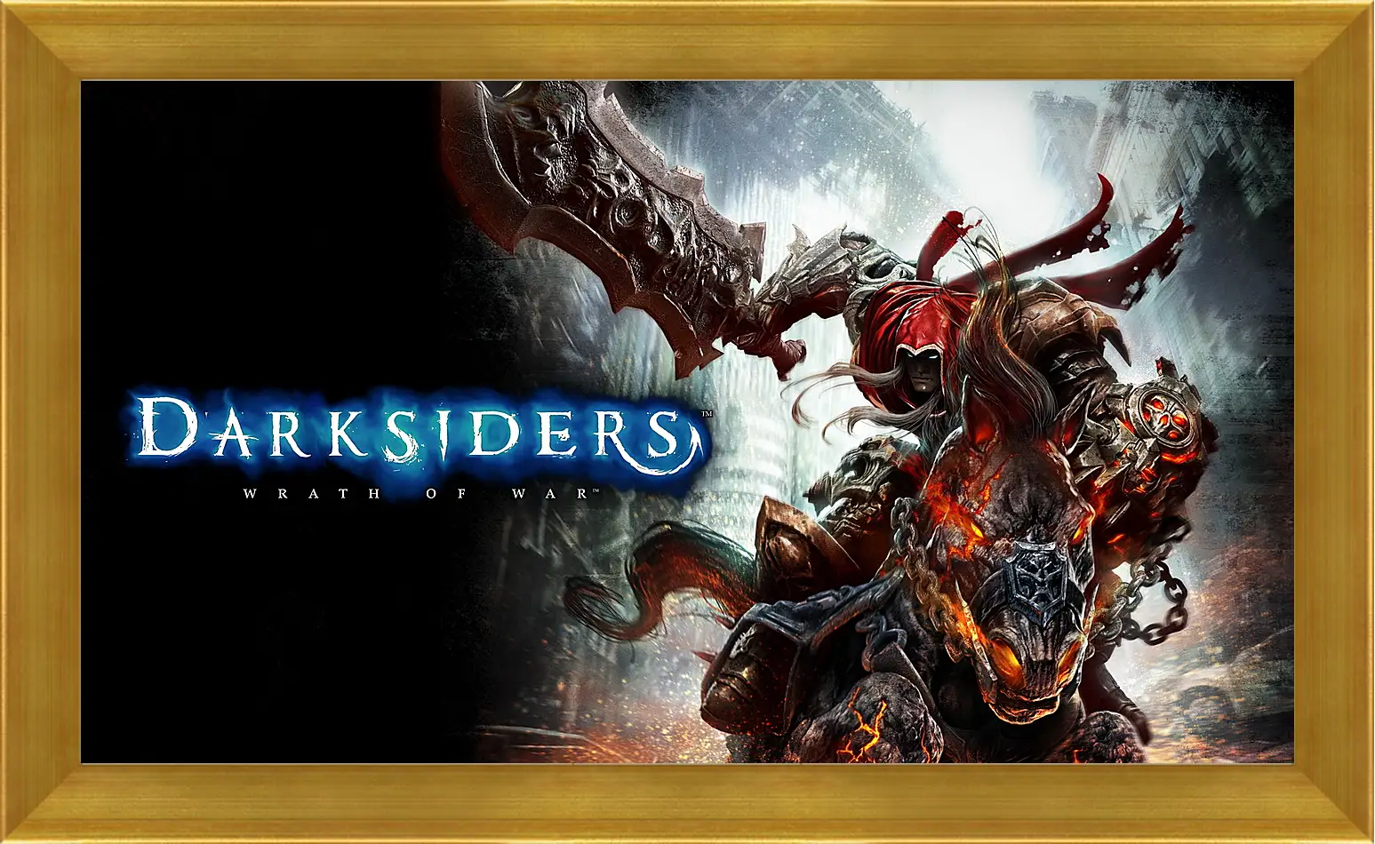 Картина в раме - darksiders wrath of war, war, horse
