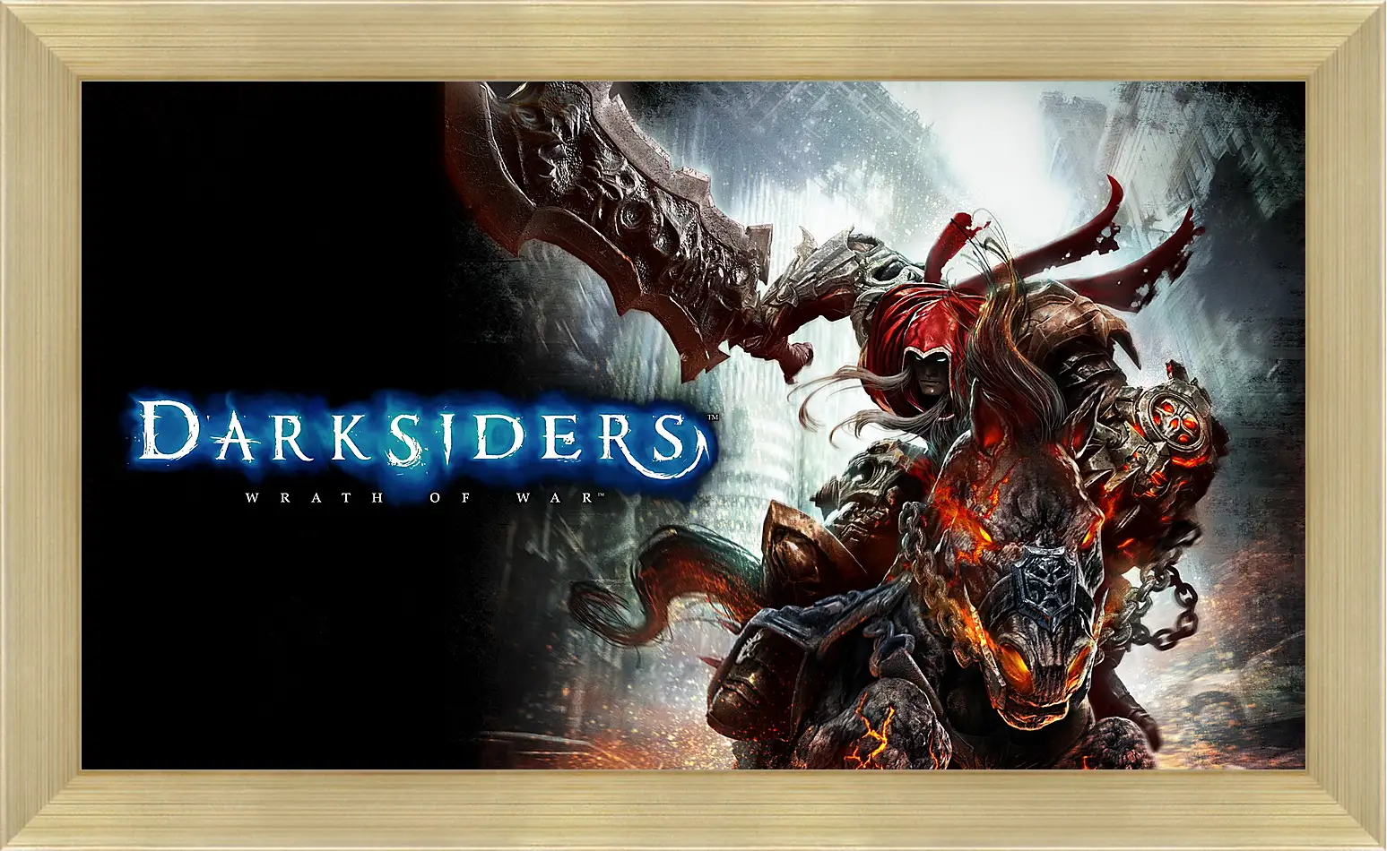 Картина в раме - darksiders wrath of war, war, horse
