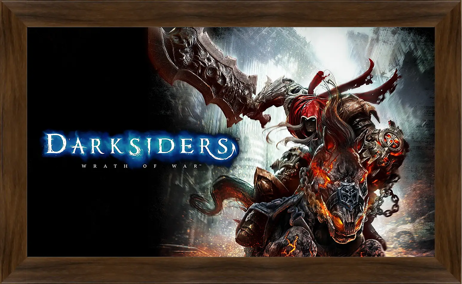 Картина в раме - darksiders wrath of war, war, horse
