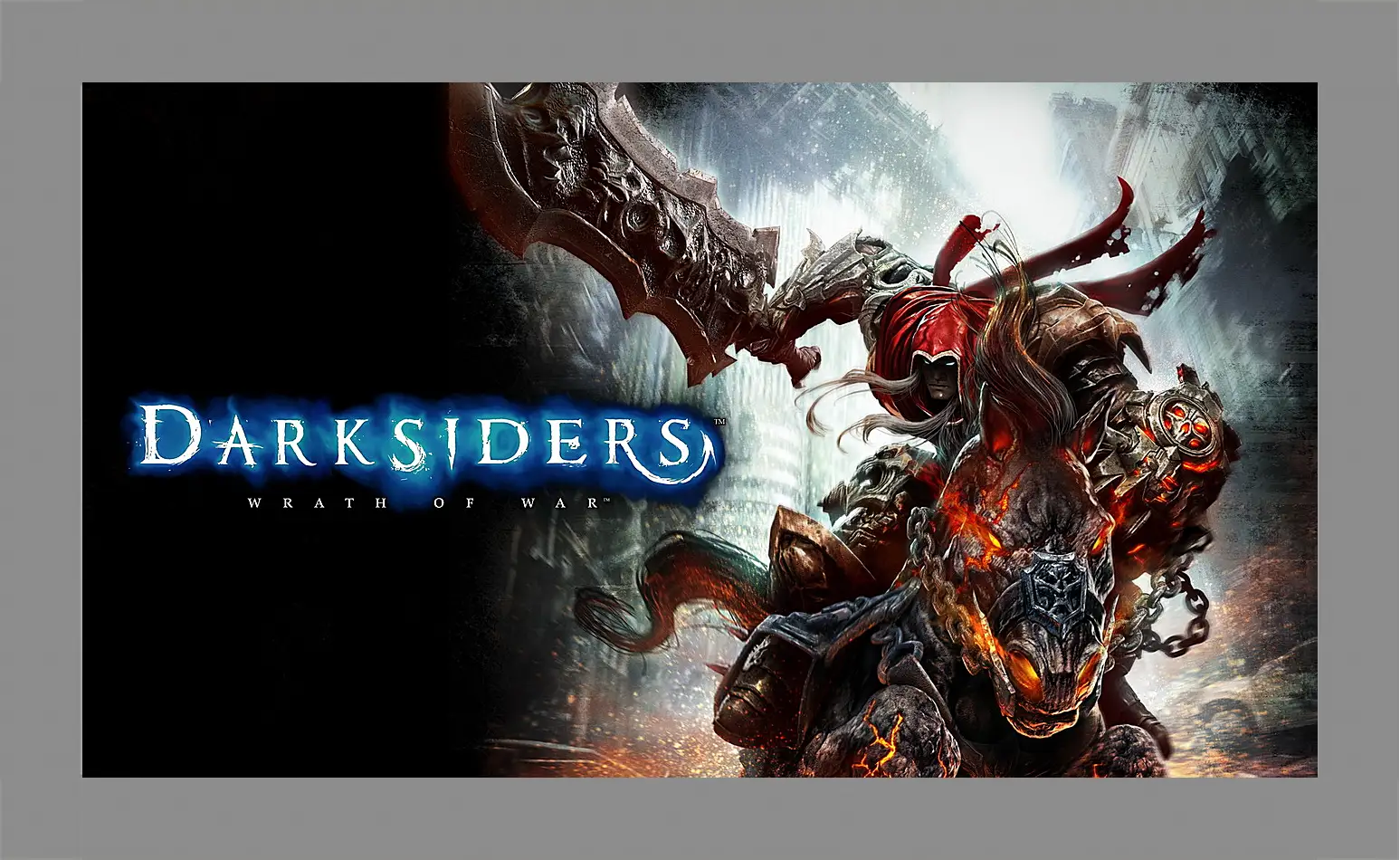 Картина в раме - darksiders wrath of war, war, horse
