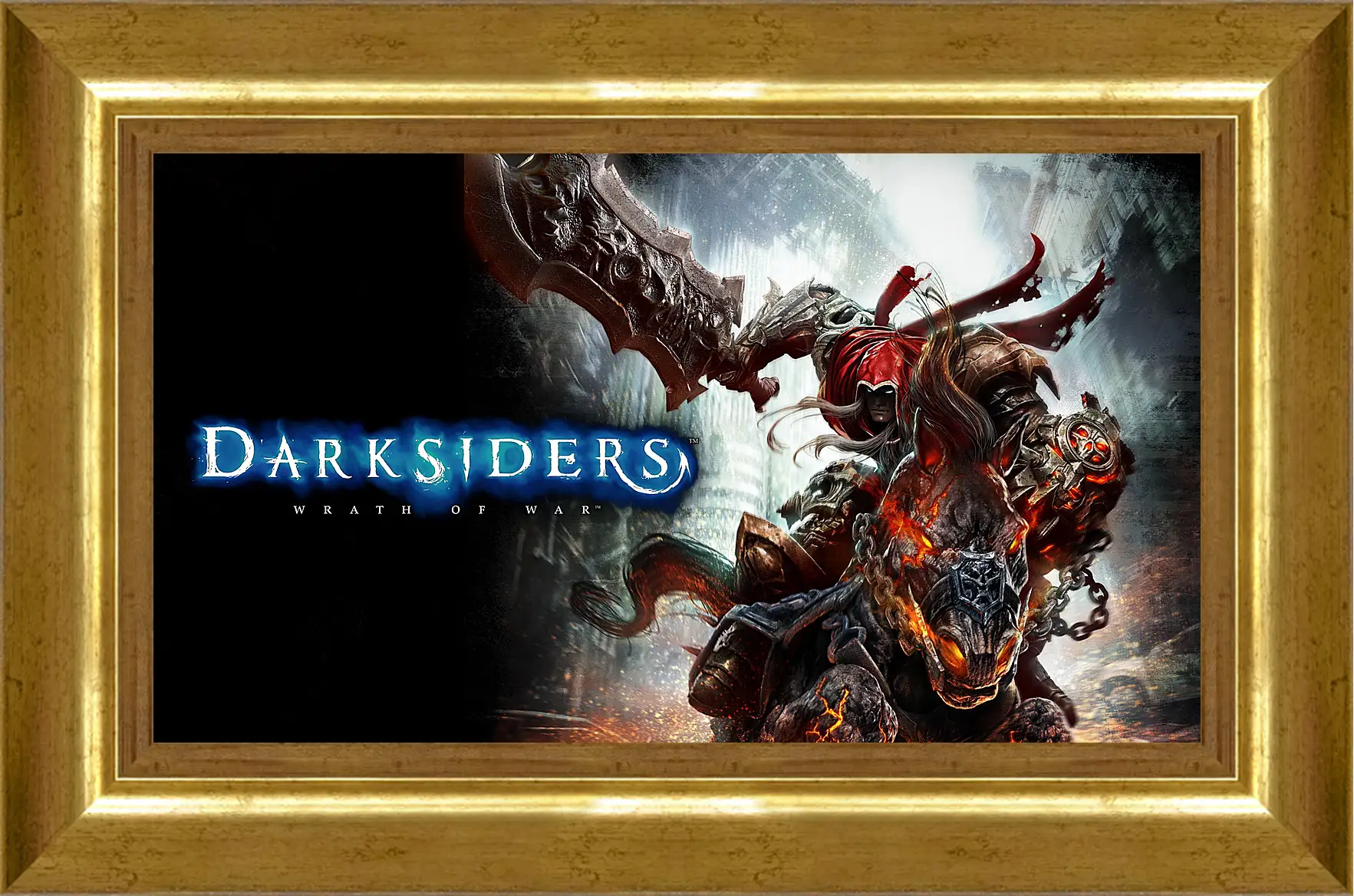 Картина в раме - darksiders wrath of war, war, horse
