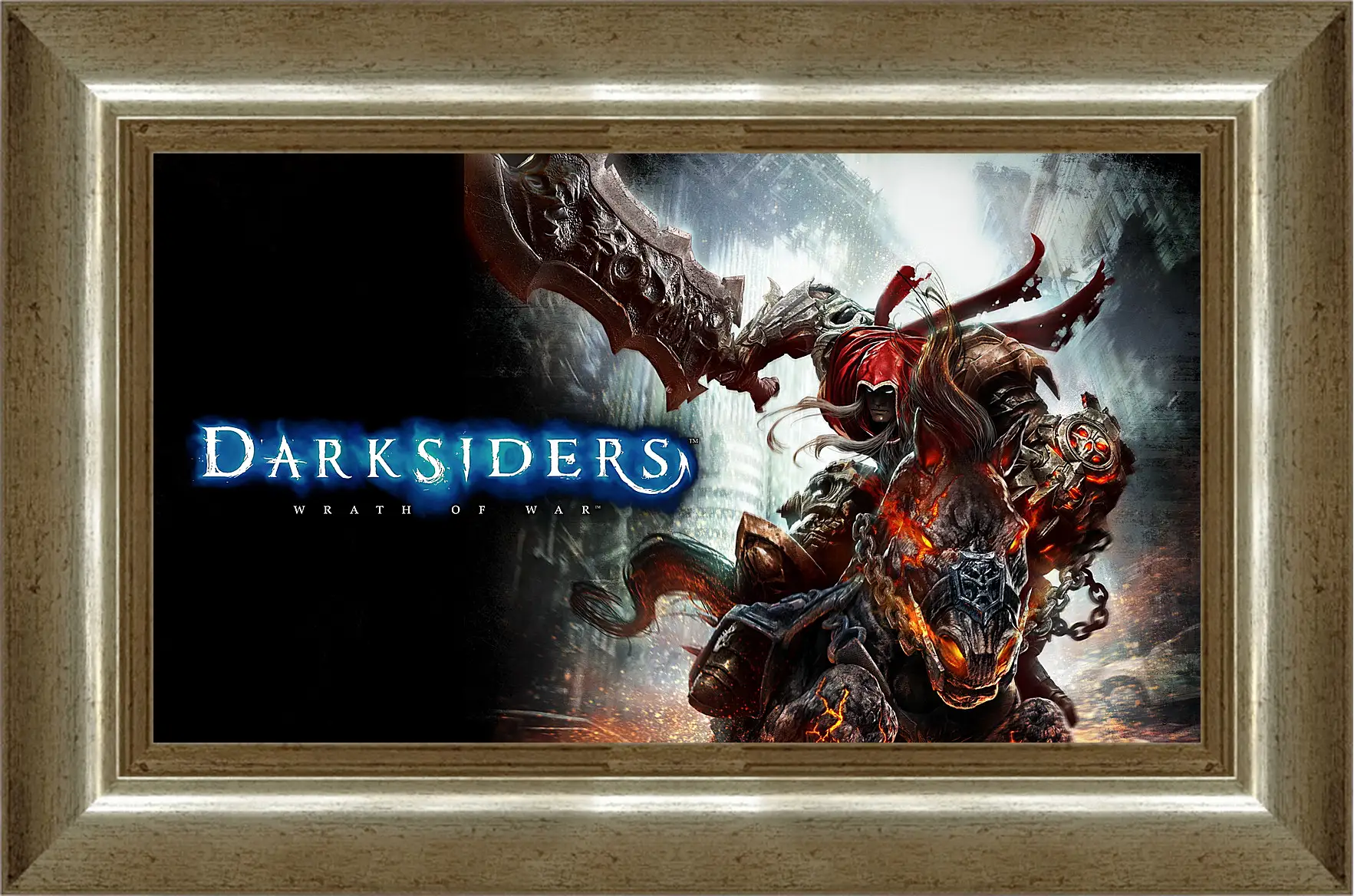 Картина в раме - darksiders wrath of war, war, horse
