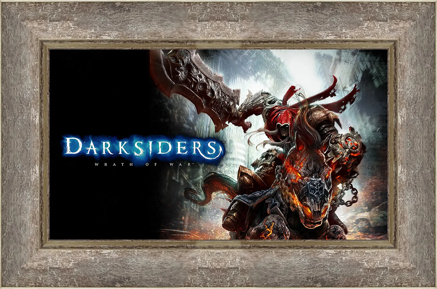 Картина в раме - darksiders wrath of war, war, horse
