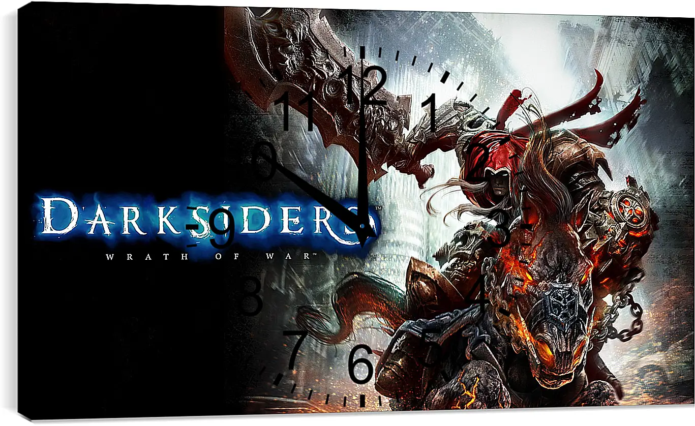 Часы картина - darksiders wrath of war, war, horse
