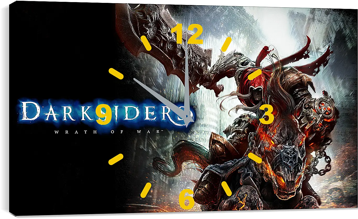 Часы картина - darksiders wrath of war, war, horse
