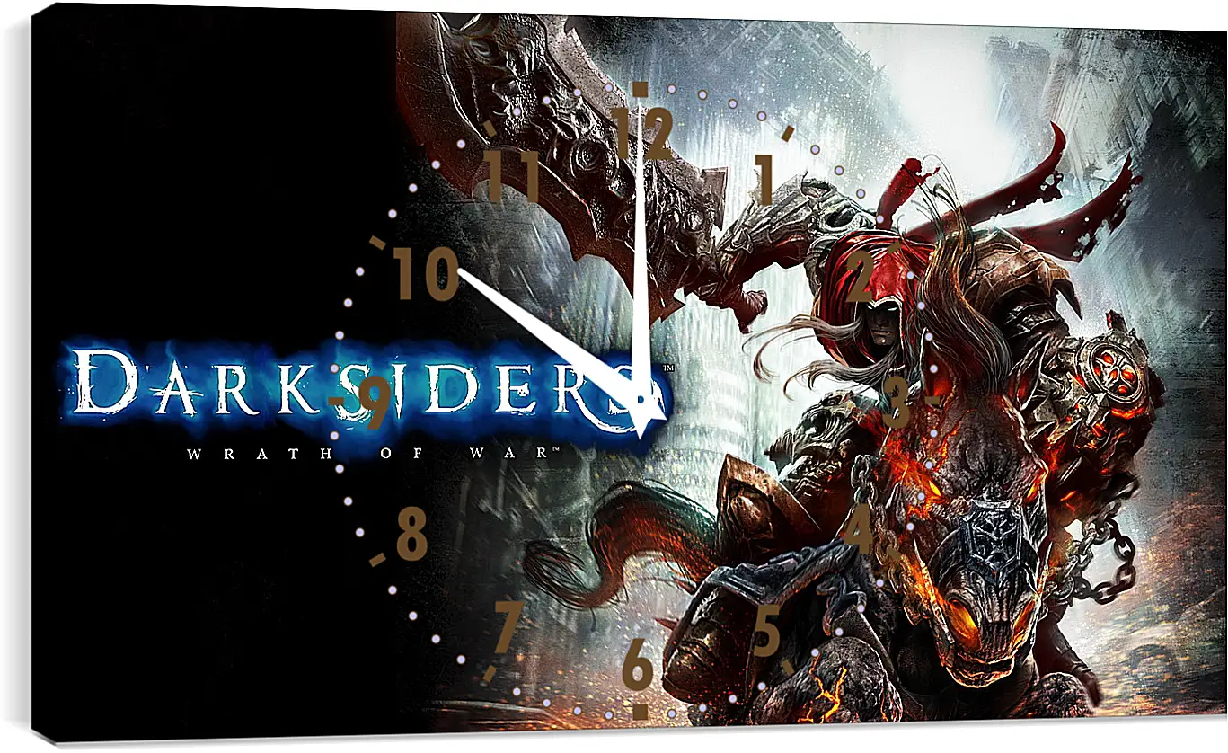 Часы картина - darksiders wrath of war, war, horse
