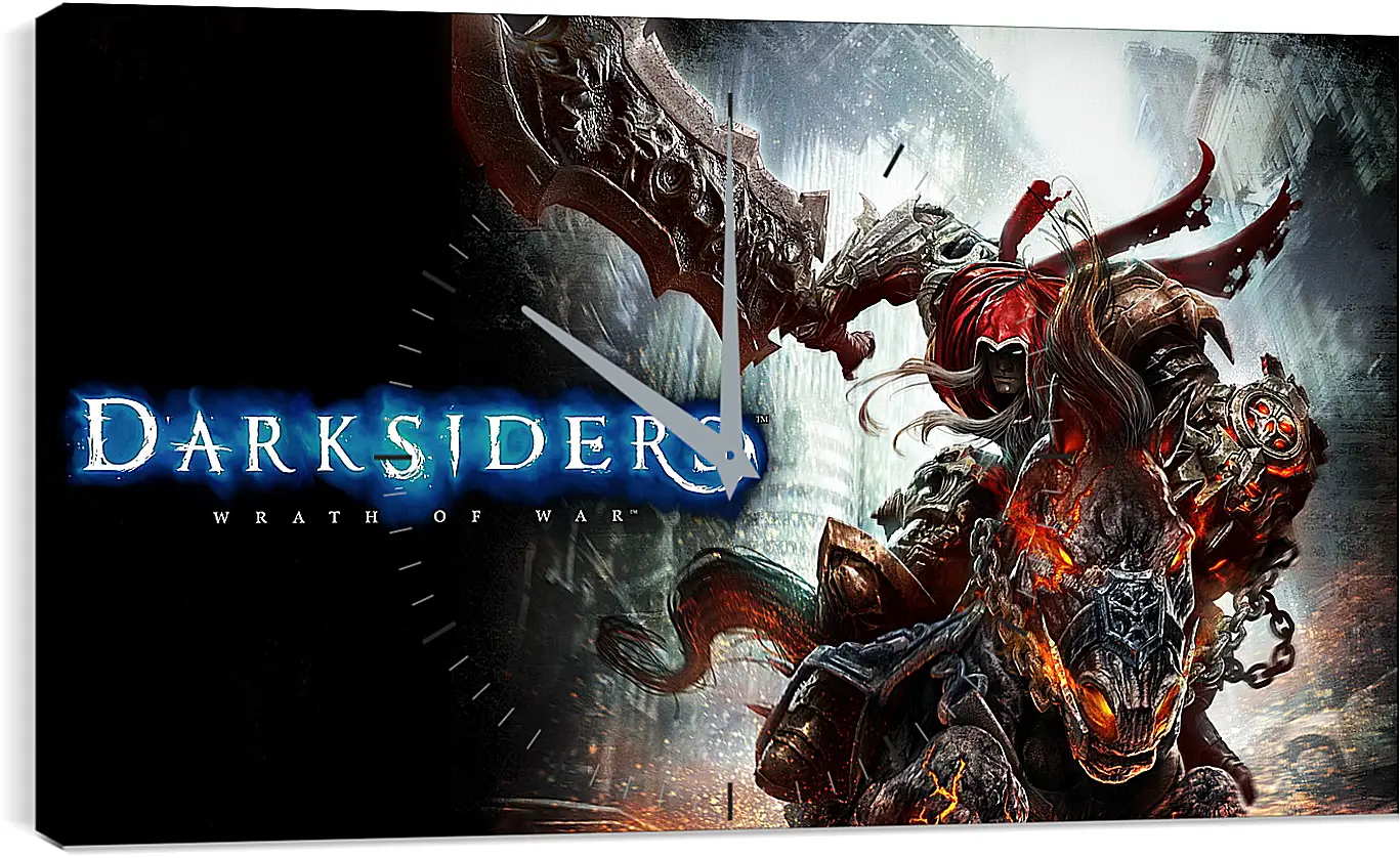 Часы картина - darksiders wrath of war, war, horse
