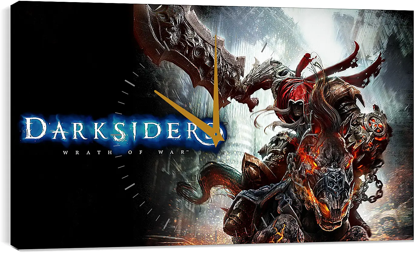 Часы картина - darksiders wrath of war, war, horse
