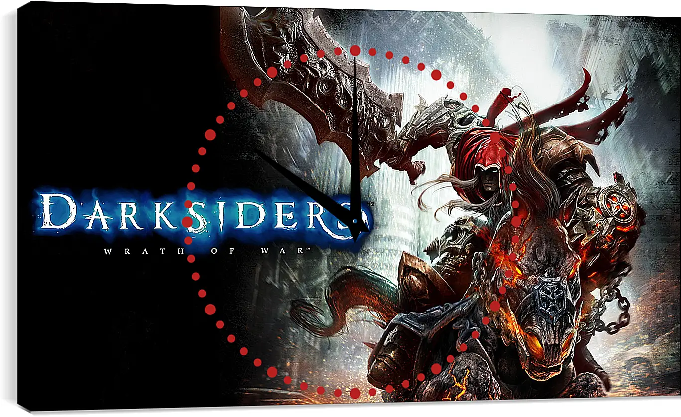 Часы картина - darksiders wrath of war, war, horse
