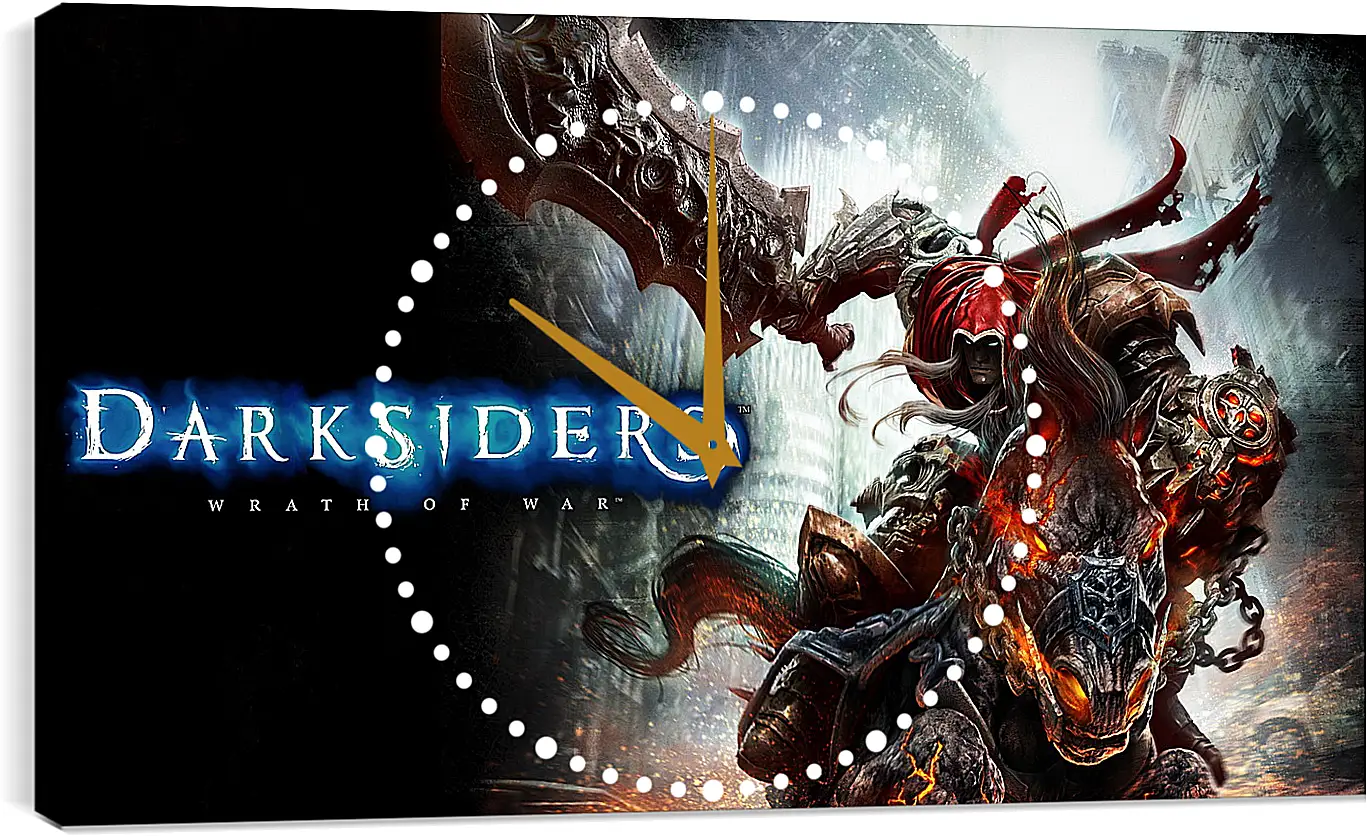 Часы картина - darksiders wrath of war, war, horse
