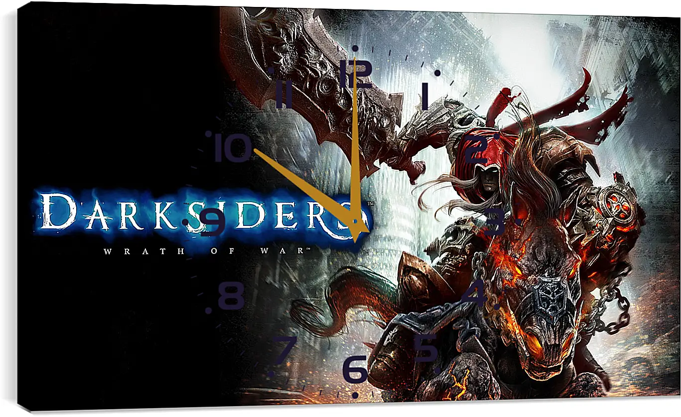 Часы картина - darksiders wrath of war, war, horse
