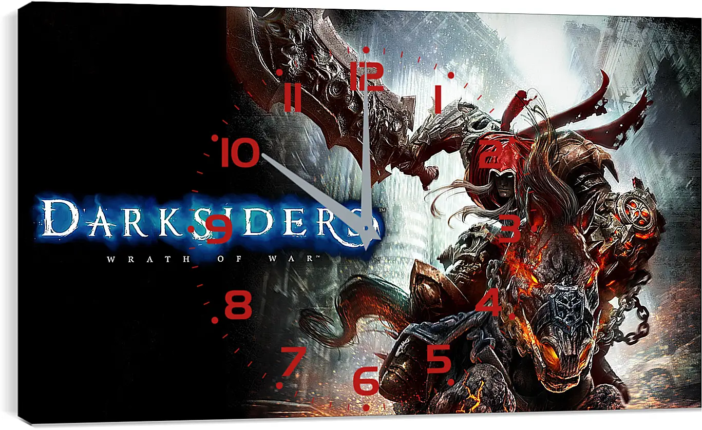 Часы картина - darksiders wrath of war, war, horse
