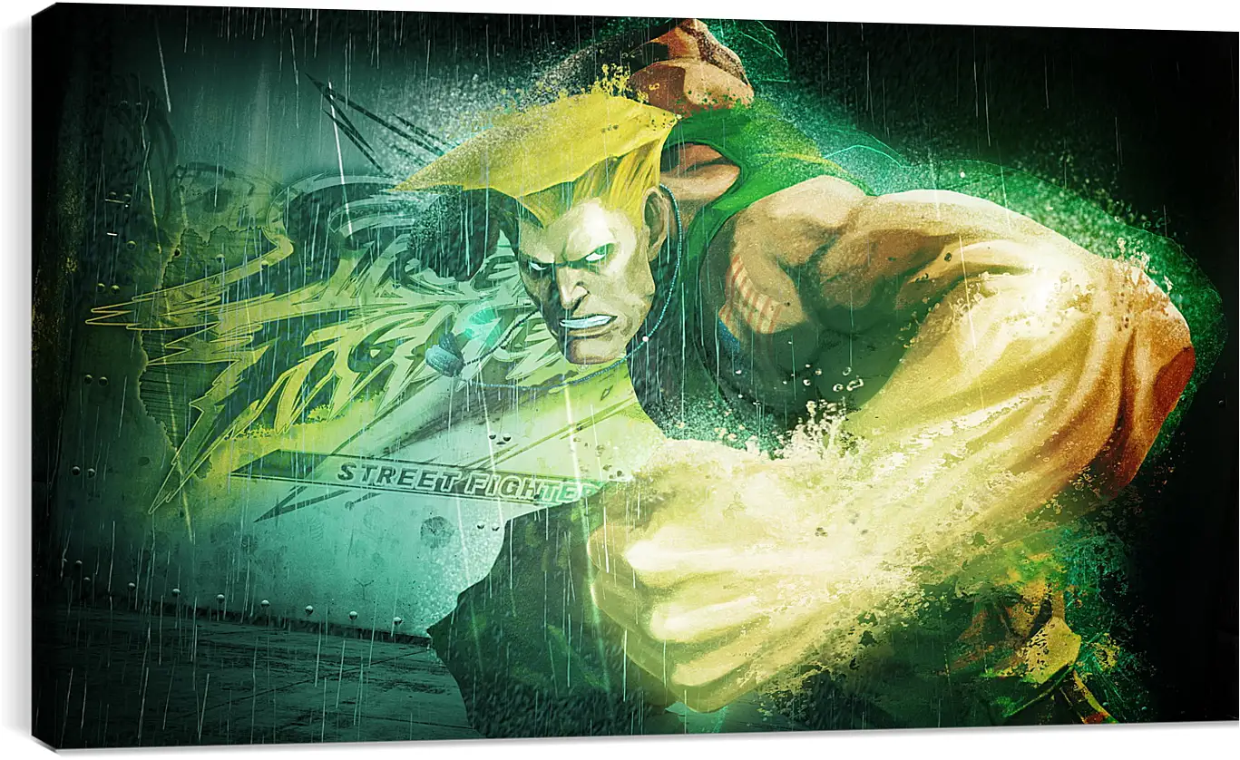 Постер и плакат - street fighter x tekken, guile, dist
