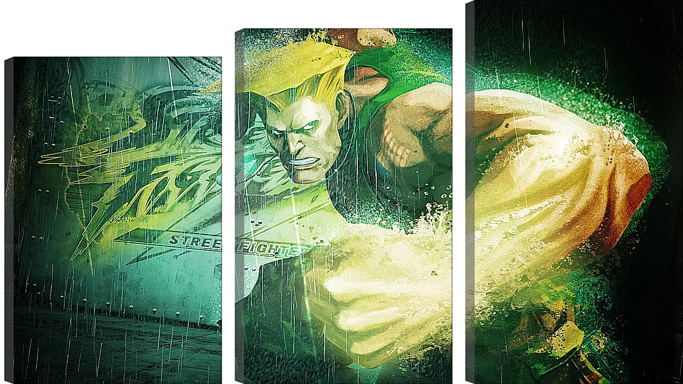 Модульная картина - street fighter x tekken, guile, dist
