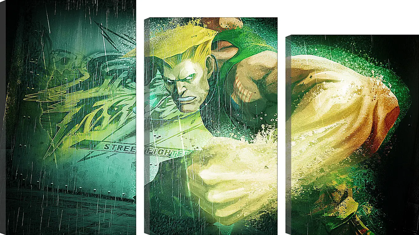 Модульная картина - street fighter x tekken, guile, dist
