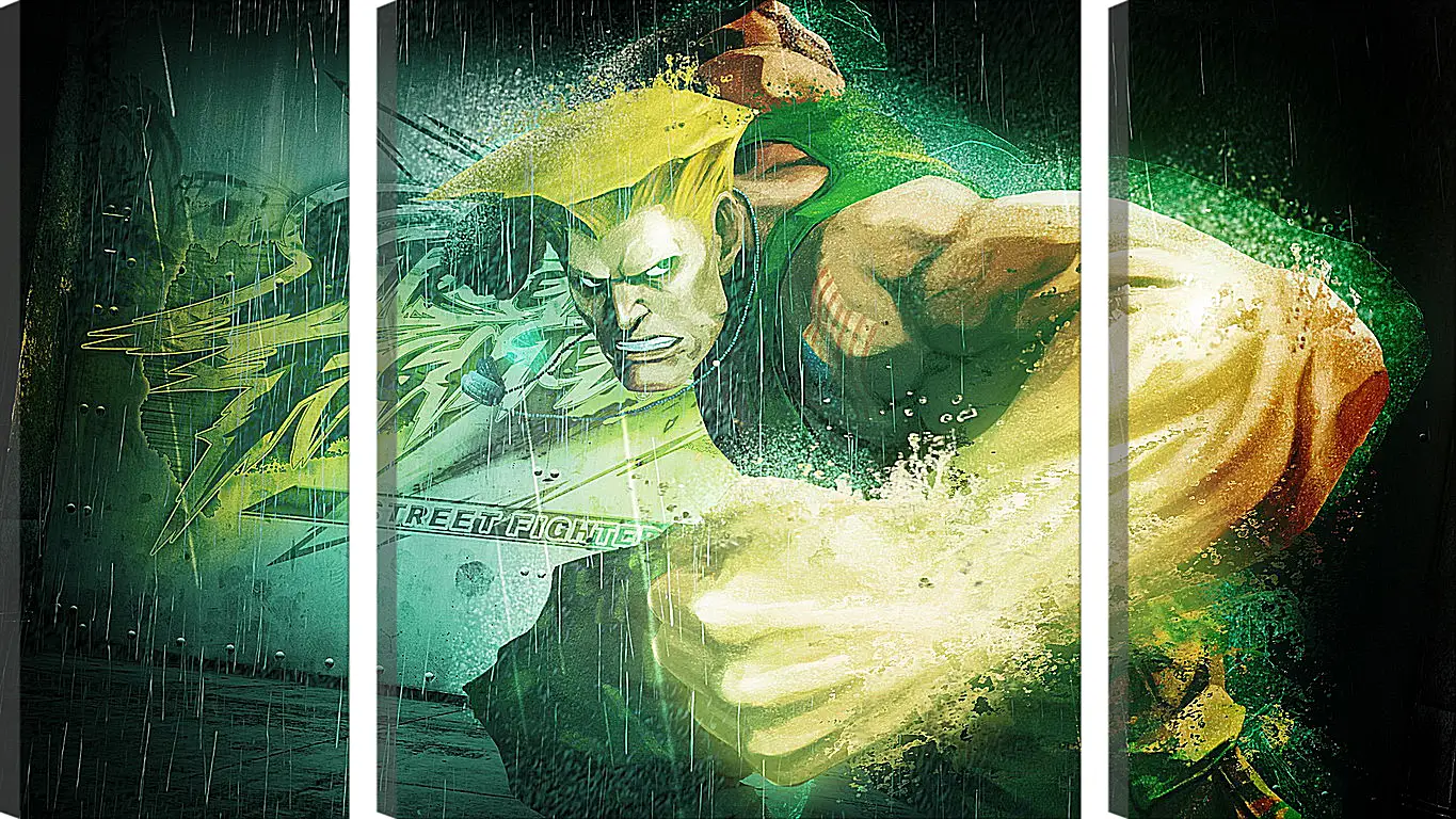 Модульная картина - street fighter x tekken, guile, dist
