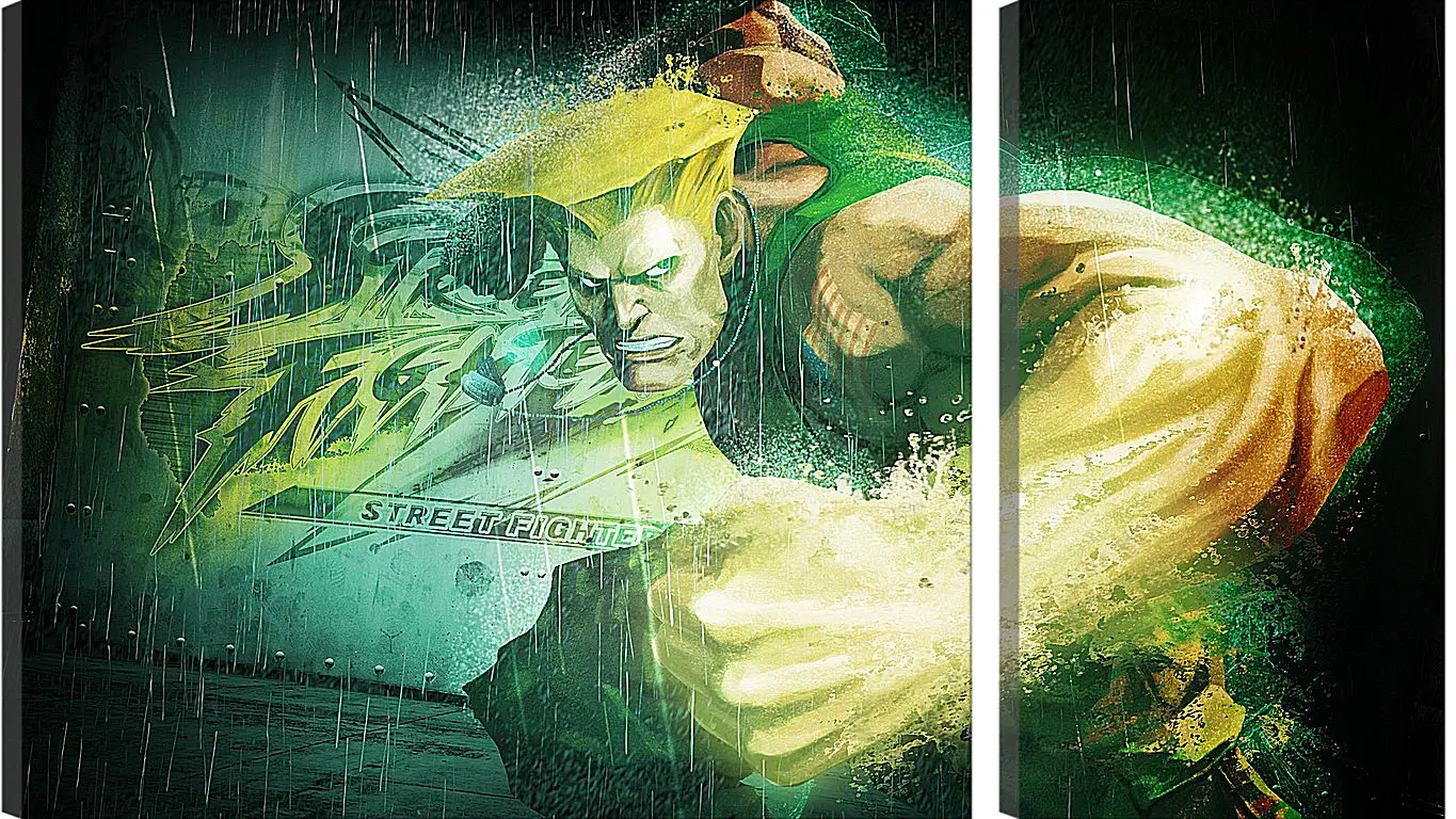 Модульная картина - street fighter x tekken, guile, dist
