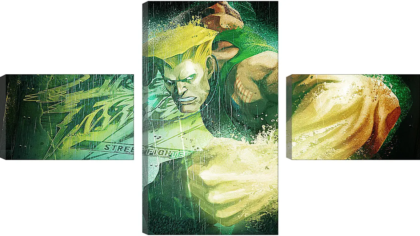 Модульная картина - street fighter x tekken, guile, dist
