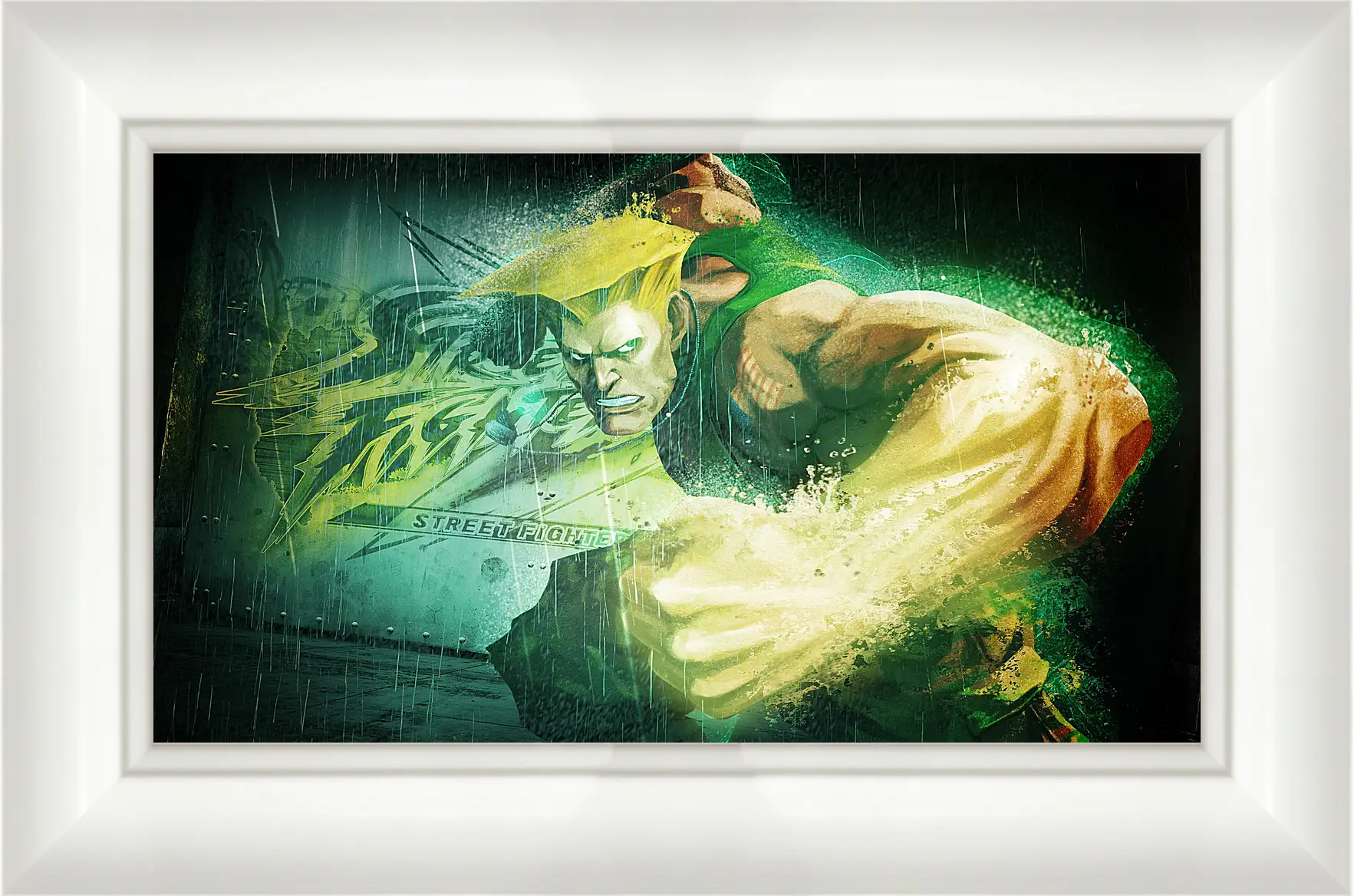 Картина в раме - street fighter x tekken, guile, dist
