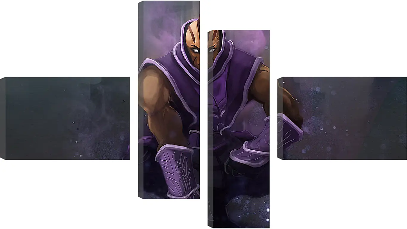 Модульная картина - monk of turstarkuri, anti-mage, dota 2