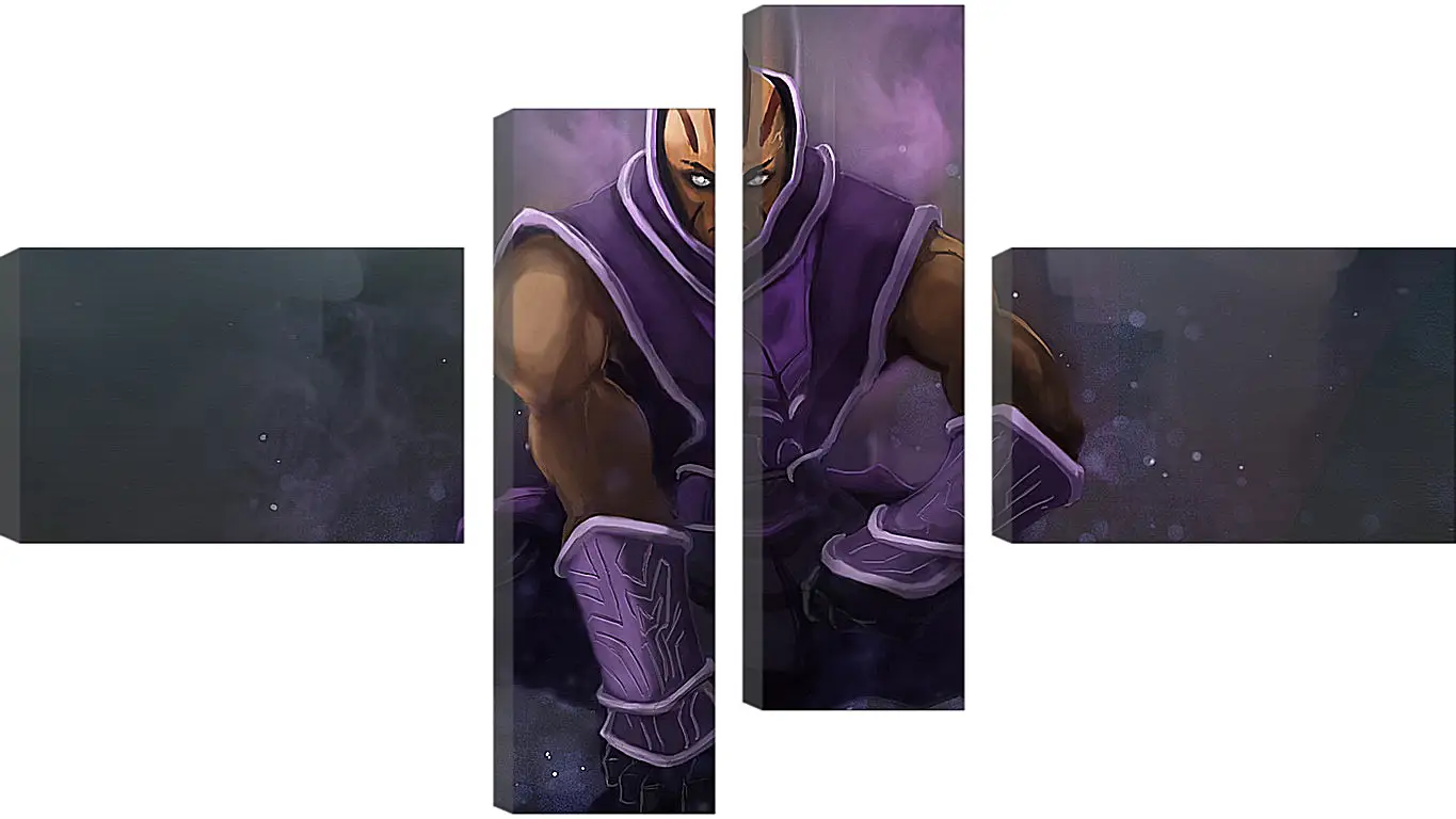 Модульная картина - monk of turstarkuri, anti-mage, dota 2