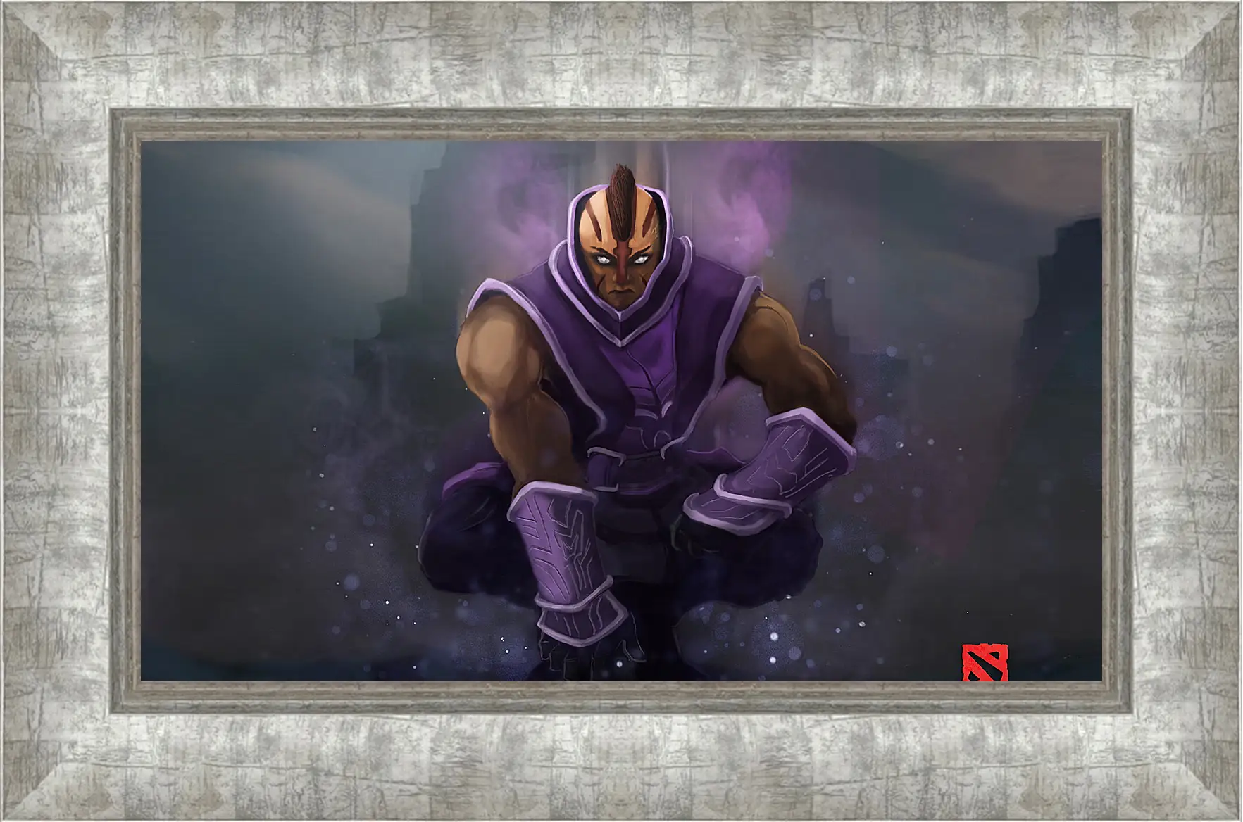 Картина в раме - monk of turstarkuri, anti-mage, dota 2