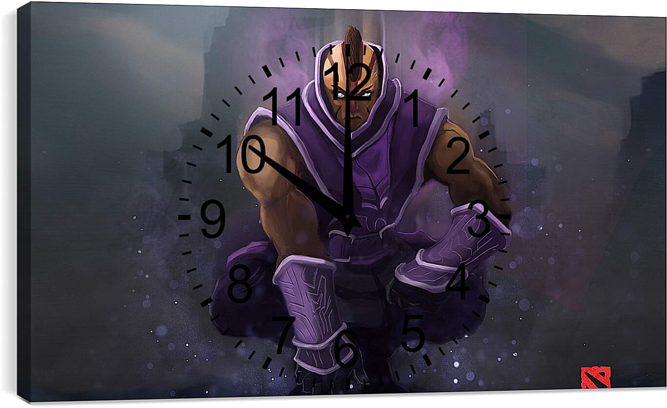 Часы картина - monk of turstarkuri, anti-mage, dota 2