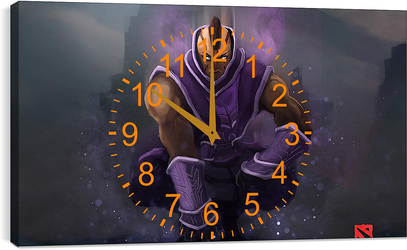 Часы картина - monk of turstarkuri, anti-mage, dota 2