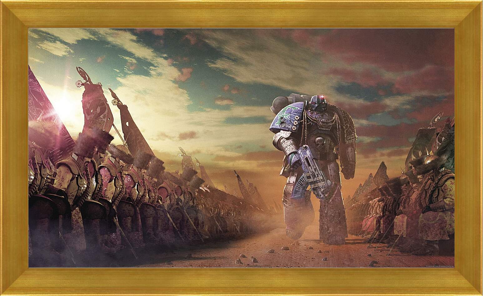 Картина в раме - warhammer 40000, alpha legion, game

