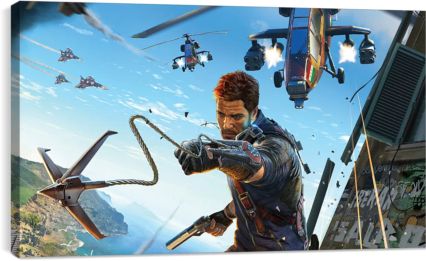 Постер и плакат - just cause 3, just cause, rico rodriguez
