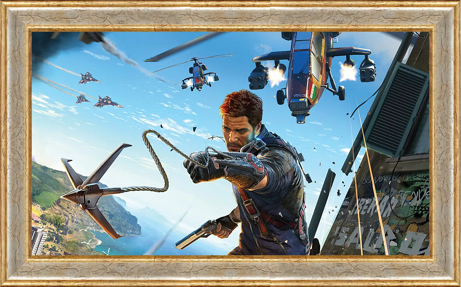 Картина в раме - just cause 3, just cause, rico rodriguez
