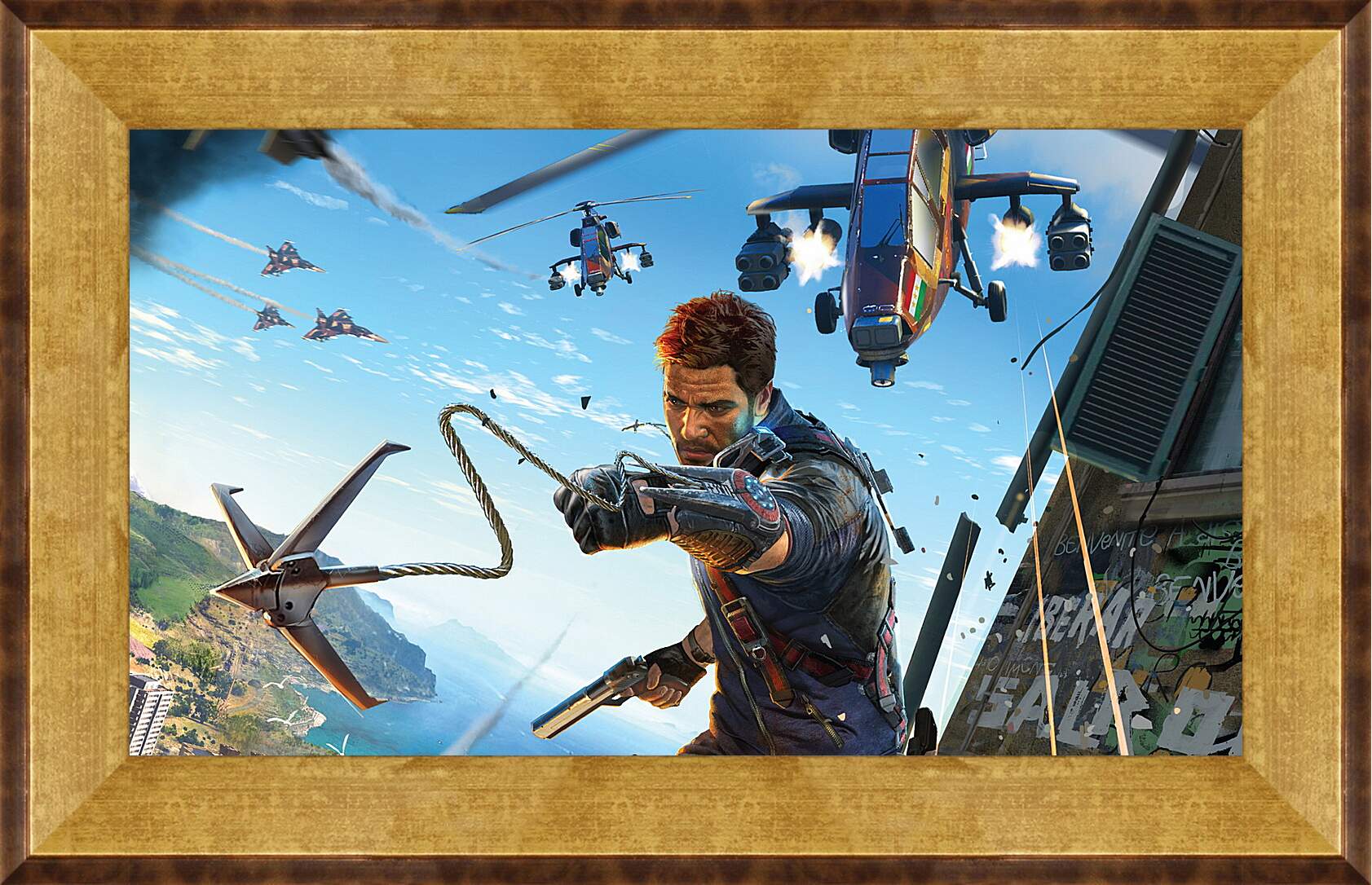 Картина в раме - just cause 3, just cause, rico rodriguez
