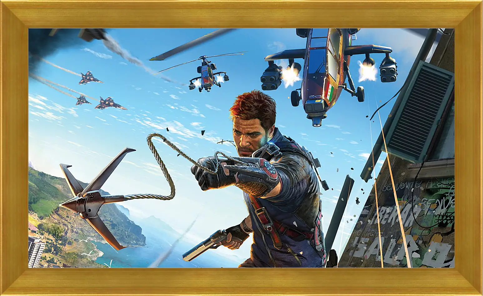 Картина в раме - just cause 3, just cause, rico rodriguez
