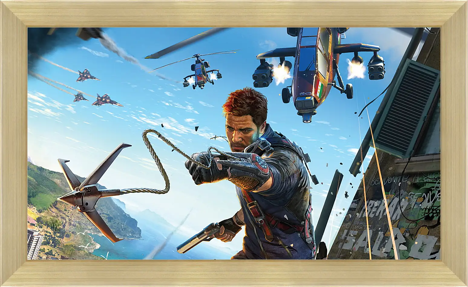 Картина в раме - just cause 3, just cause, rico rodriguez
