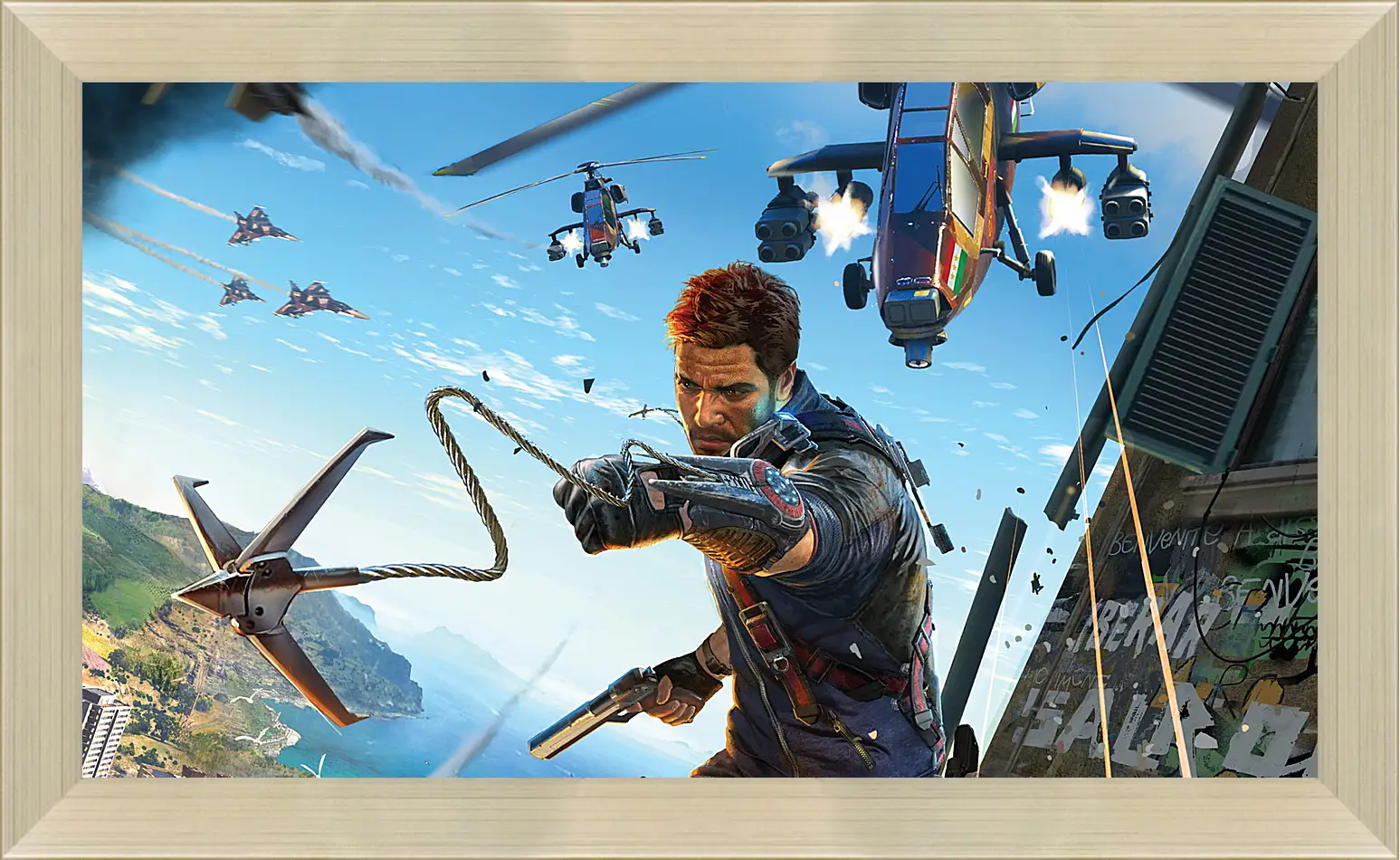 Картина в раме - just cause 3, just cause, rico rodriguez
