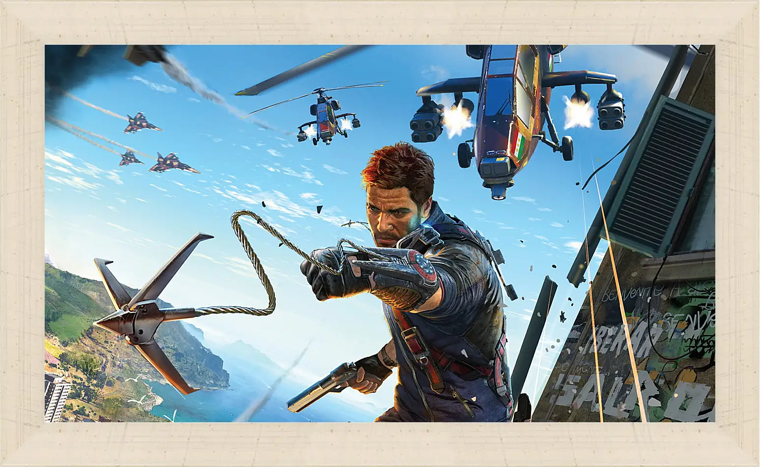 Картина в раме - just cause 3, just cause, rico rodriguez
