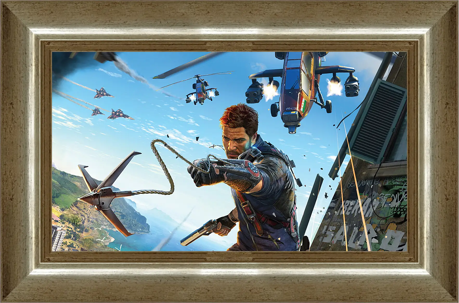 Картина в раме - just cause 3, just cause, rico rodriguez
