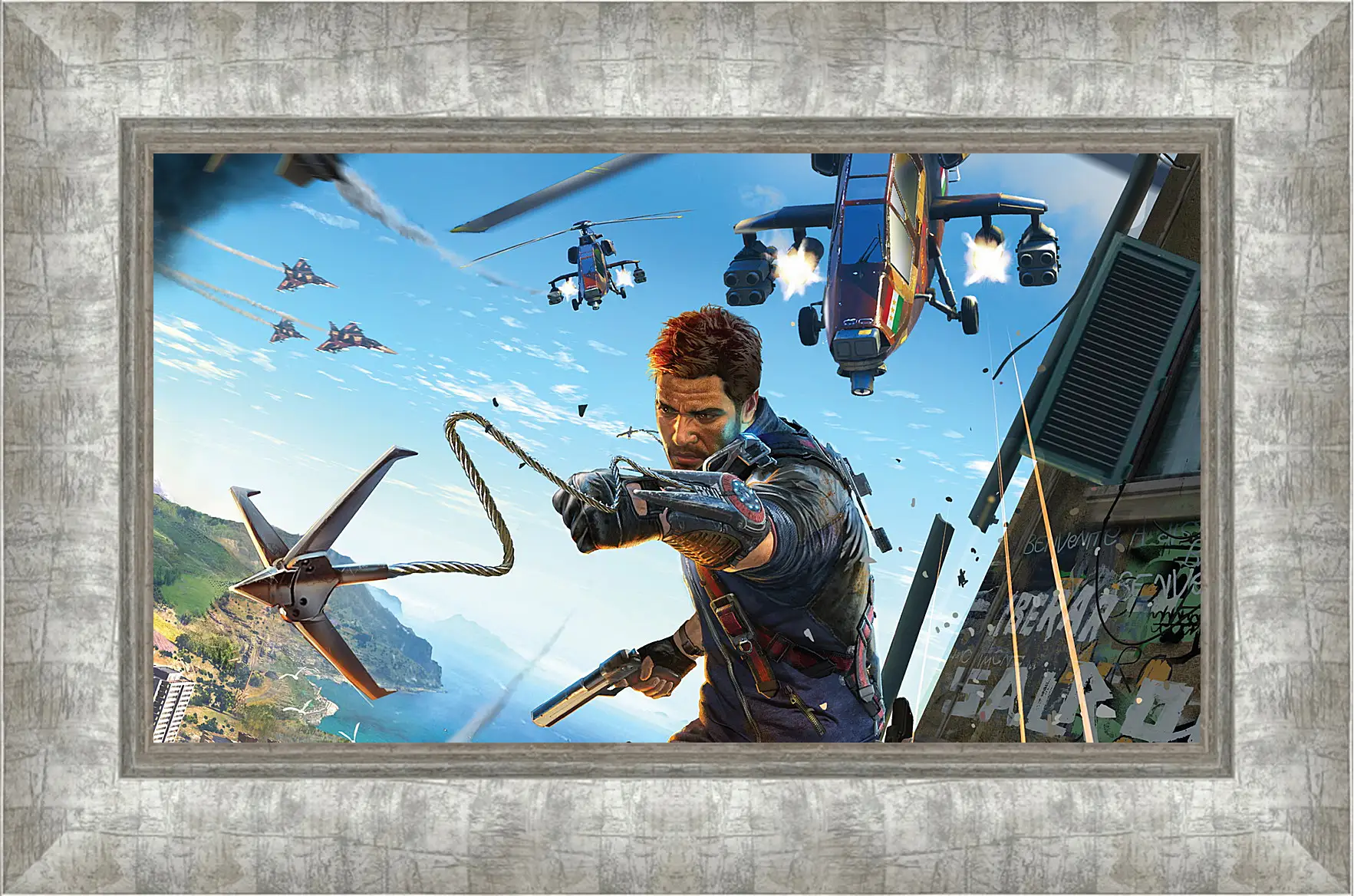 Картина в раме - just cause 3, just cause, rico rodriguez
