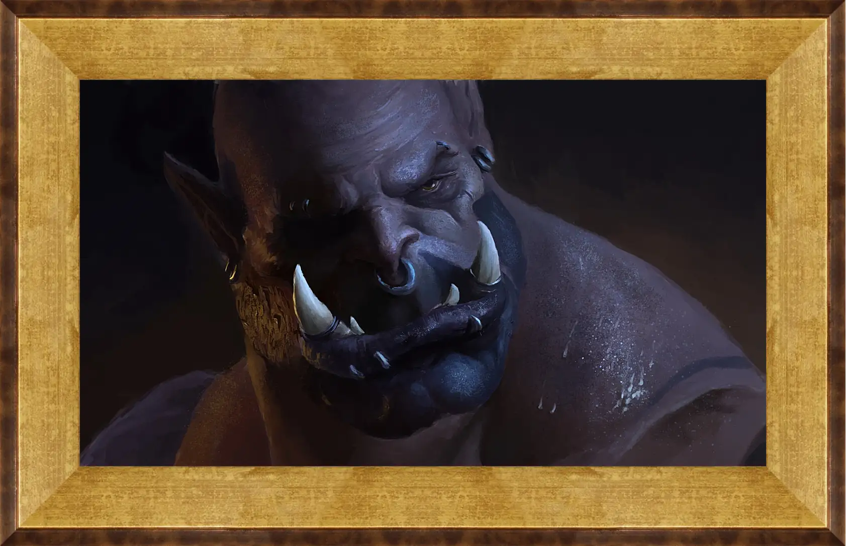 Картина в раме - world of warcraft, warlords of draenor, orc
