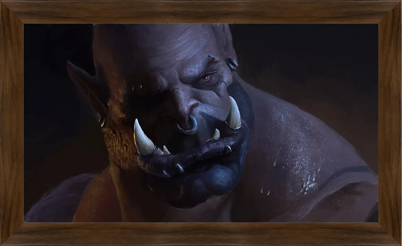 Картина в раме - world of warcraft, warlords of draenor, orc
