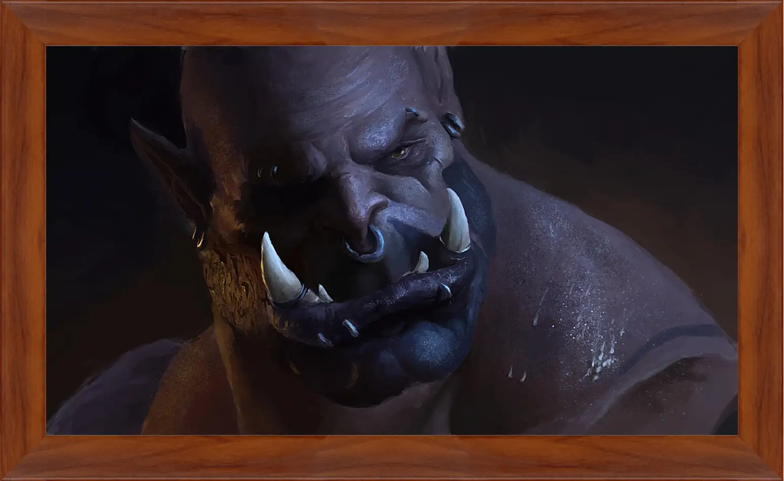 Картина в раме - world of warcraft, warlords of draenor, orc
