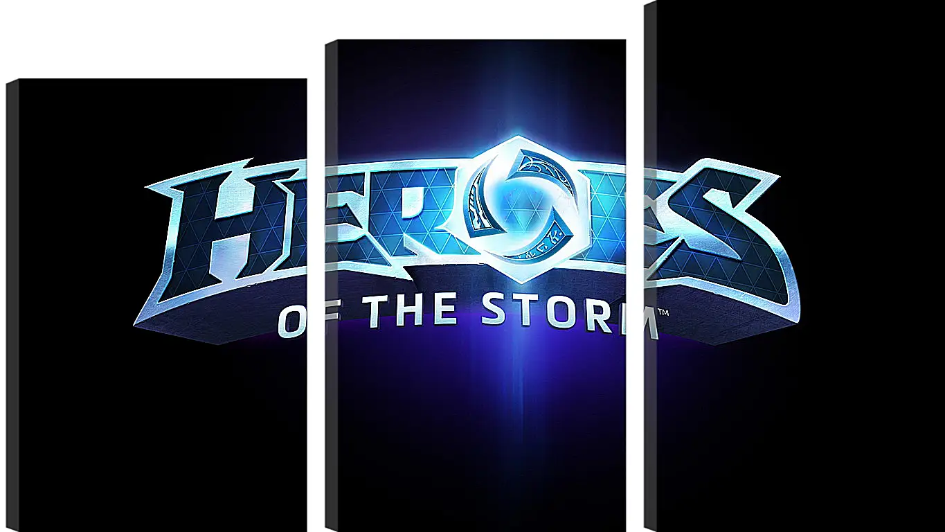 Модульная картина - heroes of the storm, blizzard entertainment, blue
