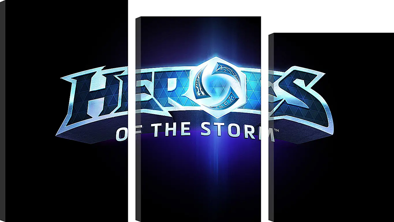 Модульная картина - heroes of the storm, blizzard entertainment, blue
