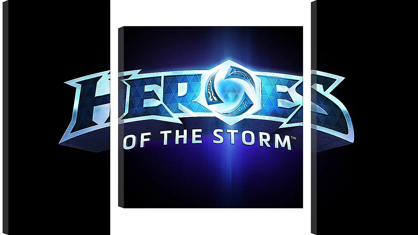 Модульная картина - heroes of the storm, blizzard entertainment, blue
