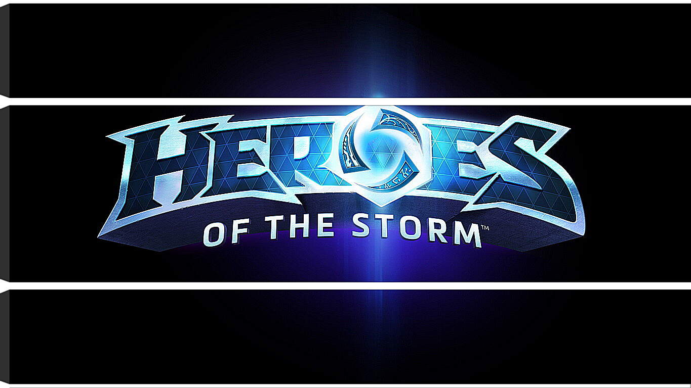 Модульная картина - heroes of the storm, blizzard entertainment, blue
