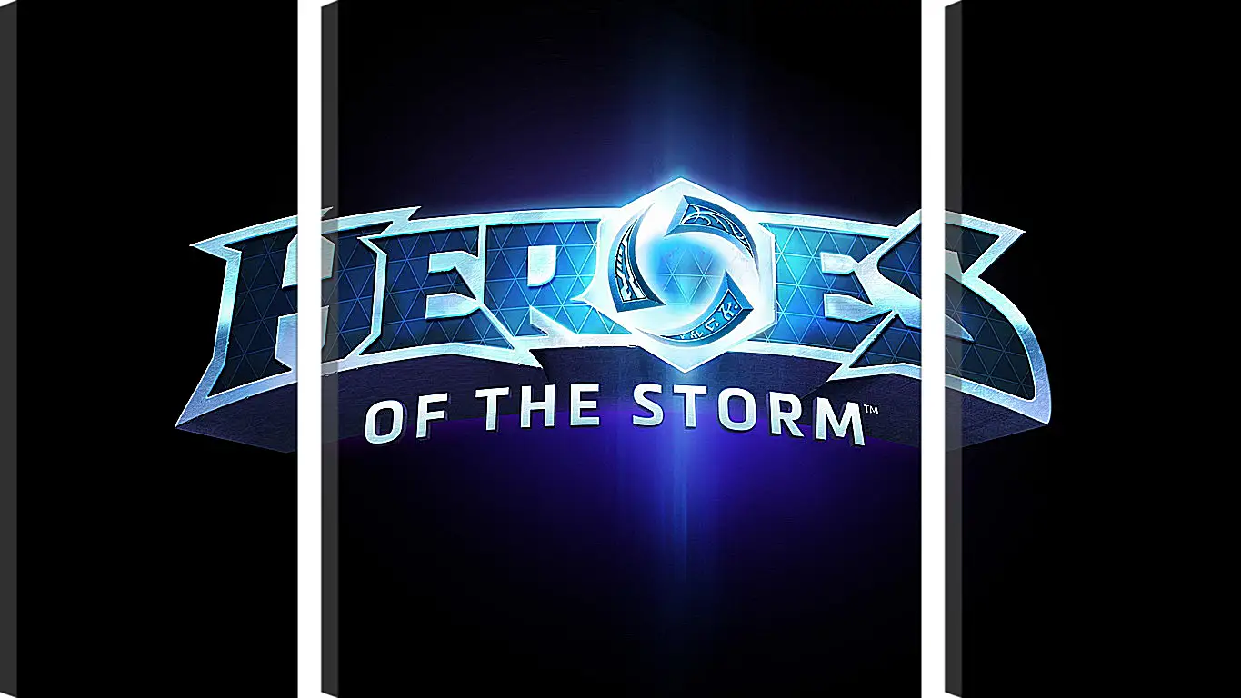 Модульная картина - heroes of the storm, blizzard entertainment, blue
