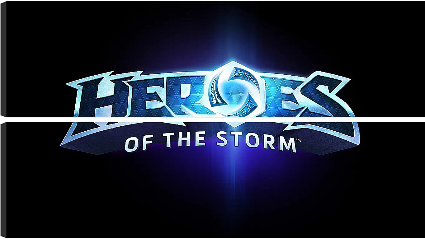 Модульная картина - heroes of the storm, blizzard entertainment, blue
