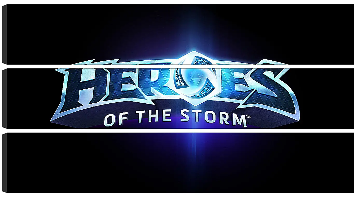 Модульная картина - heroes of the storm, blizzard entertainment, blue
