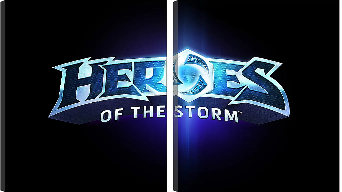 Модульная картина - heroes of the storm, blizzard entertainment, blue
